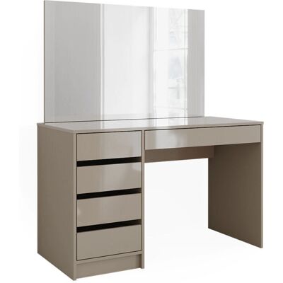 Vicco Coiffeuse Sherry Gris - Moderne, Grand Miroir, 120cm - Publicité Vicco Coiffeuse Sherry Gris - Moderne, Grand Miroir, 120cm - Publicité