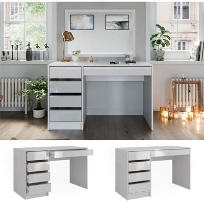 Table de maquillage Vicco Sherry - Design élégant 120cm - Publicité Table de maquillage Vicco Sherry - Design élégant 120cm - Publicité