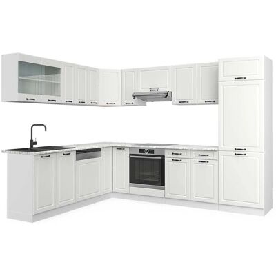 Vicco - Eckkücheneinheit - Weiß/Blanca - 227x287cm - L-Form Küche Vicco - Eckkücheneinheit - Weiß/Blanca - 227x287cm - L-Form Küche