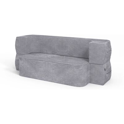 VitaliSpa - Sofa Lille - Grau - 190 cm - Sofa VitaliSpa - Sofa Lille - Grau - 190 cm - Sofa