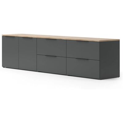 Conjunto de salón Vicco Wido - Diseño moderno, Almacenamiento versátil, Fácil de montar Conjunto de salón Vicco Wido - Diseño moderno, Almacenamiento versátil, Fácil de montar