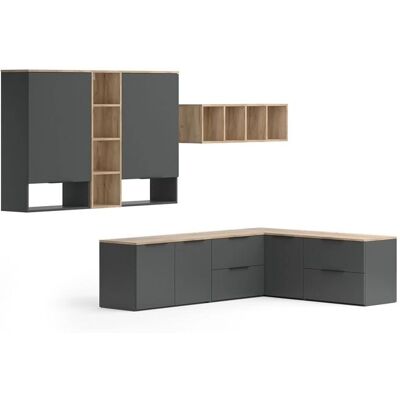 Conjunto de pared de TV Vicco Wido - Moderno y 9 piezas Conjunto de pared de TV Vicco Wido - Moderno y 9 piezas