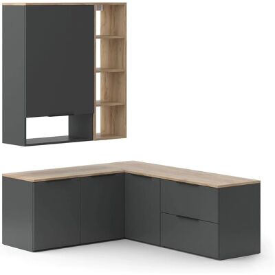 Conjunto de Muebles de TV Vicco Wido - Moderno, 5 piezas, Antracita Conjunto de Muebles de TV Vicco Wido - Moderno, 5 piezas, Antracita