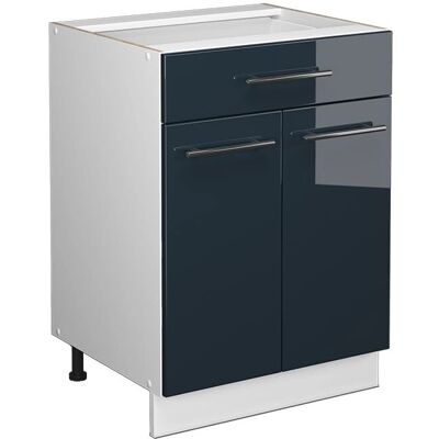 Vicco Fame-Line Meuble Bas de Cuisine Bleu Foncé Brillant 60cm - Cuisine - Publicité Vicco Fame-Line Meuble Bas de Cuisine Bleu Foncé Brillant 60cm - Cuisine - Publicité