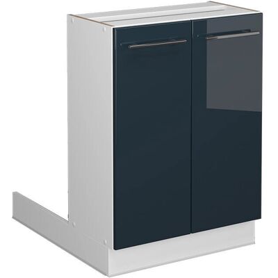 Isla de cocina azul oscuro brillante Vicco - Mueble de cocina Isla de cocina azul oscuro brillante Vicco - Mueble de cocina