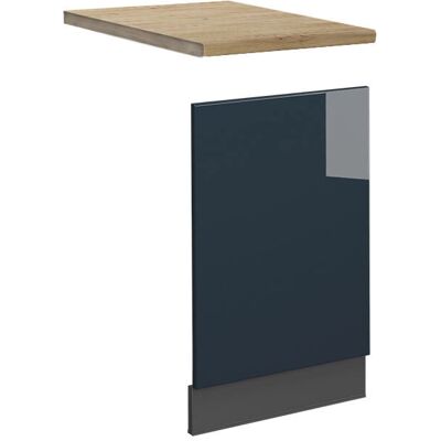 Vicco Azul oscuro alto brillo 45cm Frontal de mueble de cocina - Frontal de mueble de cocina Vicco Azul oscuro alto brillo 45cm Frontal de mueble de cocina - Frontal de mueble de cocina