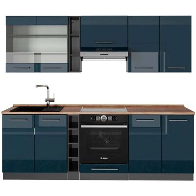 Vicco - Gabinete de Cocina Fame-Line - Azul oscuro, 235cm Vicco - Gabinete de Cocina Fame-Line - Azul oscuro, 235cm