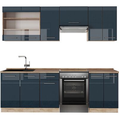 Vicco Modelo Fame-Line Azul oscuro Roble Cocina Mueble - Muebles de cocina Vicco Modelo Fame-Line Azul oscuro Roble Cocina Mueble - Muebles de cocina