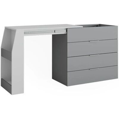 Mesa de manualidades Vicco Iva - Plegable, Gris/Blanco - Mesa de artesanía Mesa de manualidades Vicco Iva - Plegable, Gris/Blanco - Mesa de artesanía
