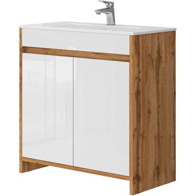 Vicco Lemgo Mueble de baño - Elegante, 2 puertas Vicco Lemgo Mueble de baño - Elegante, 2 puertas