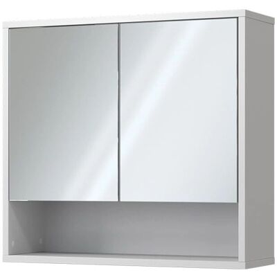 Vicco - Armario con espejo para baño Eliza - Blanco - 70x65cm Vicco - Armario con espejo para baño Eliza - Blanco - 70x65cm