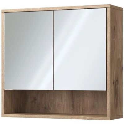 Vicco Armario con espejo Eliza - Roble vikingo - 70x65cm Vicco Armario con espejo Eliza - Roble vikingo - 70x65cm
