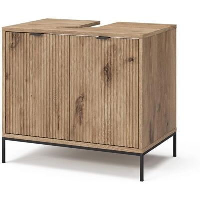 Gabinete de baño Vicco Eliza Roble Vikingo - Tipo de baño Gabinete de baño Vicco Eliza Roble Vikingo - Tipo de baño