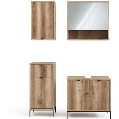 Vicco Eliza Badezimmermöbel-Set - Roble vikingo - Modernes Design Vicco Eliza Badezimmermöbel-Set - Roble vikingo - Modernes Design