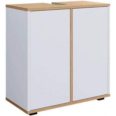 Gabinete de baño Vicco Didi - Blanco/Artisan - 60x62cm Gabinete de baño Vicco Didi - Blanco/Artisan - 60x62cm