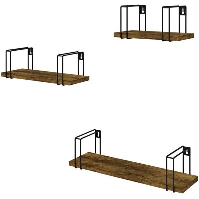 Vicco - Estantería de pared Fyrk, 3 partes Vicco - Estantería de pared Fyrk, 3 partes