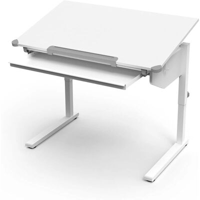 Vicco - Arc Schreibtisch - Höhenverstellbar, Tastaturablage, Kompakt Vicco - Arc Schreibtisch - Höhenverstellbar, Tastaturablage, Kompakt