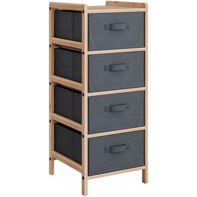 VICCO Bruno Mueble de baño - Ahorra espacio, Moderno, 4 cajones VICCO Bruno Mueble de baño - Ahorra espacio, Moderno, 4 cajones
