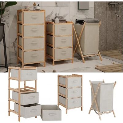 Conjunto de Muebles de Baño Vicco - Bruno, Beige, 3 piezas Conjunto de Muebles de Baño Vicco - Bruno, Beige, 3 piezas