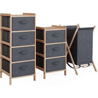 Conjunto de Muebles de Baño Vicco - Moderno, Gris, 3 Piezas Conjunto de Muebles de Baño Vicco - Moderno, Gris, 3 Piezas