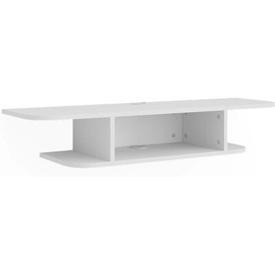 Gabinete de TV Vicco Lorio - Estantes abiertos, Blanco Gabinete de TV Vicco Lorio - Estantes abiertos, Blanco
