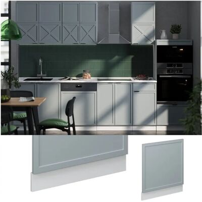 Vicco - Façade Fame Line - Bleu clair-gris - 60 cm - Panneau frontal de cuisine - Publicité Vicco - Façade Fame Line - Bleu clair-gris - 60 cm - Panneau frontal de cuisine - Publicité