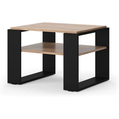 Vicco - Mesa de centro Helm - Roble dorado - 65.6 x 55.8 cm - Muebles de salón Vicco - Mesa de centro Helm - Roble dorado - 65.6 x 55.8 cm - Muebles de salón