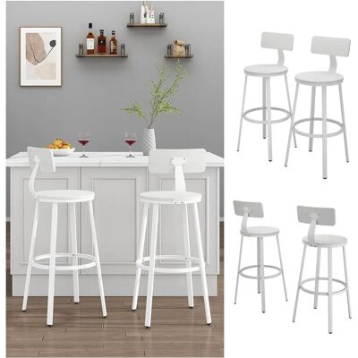 Vicco - Taburetes de bar Caracas - Asiento ancho y cómodo - Estilo moderno Vicco - Taburetes de bar Caracas - Asiento ancho y cómodo - Estilo moderno