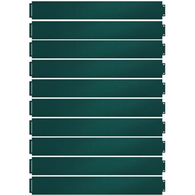 Vicco Borde de césped - 100 x 18 cm, 30m, Verde - Limite de jardín Vicco Borde de césped - 100 x 18 cm, 30m, Verde - Limite de jardín