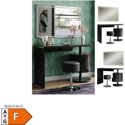 Vicco Lara Schminktisch - LED Spiegel, Hocker, 120cm - Waschtische Vicco Lara Schminktisch - LED Spiegel, Hocker, 120cm - Waschtische