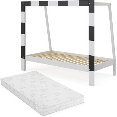 Cama infantil fútbol Vitalispa - Madera de pino - 178x142.5cm Cama infantil fútbol Vitalispa - Madera de pino - 178x142.5cm