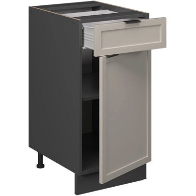Vicco Fame-Line Küchenunterschrank - 40cm, Beige-Grau, Modell: Vicco Vicco Fame-Line Küchenunterschrank - 40cm, Beige-Grau, Modell: Vicco