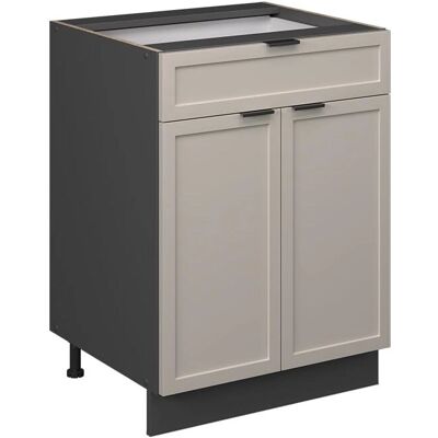 VICCO Fame-Line Küchenschrank - GrauBeige, Anthrazit - 60cm VICCO Fame-Line Küchenschrank - GrauBeige, Anthrazit - 60cm