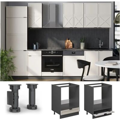 Vicco Armario para horno empotrado Fame-Line - 60 cm Gabinete de Cocina Vicco Armario para horno empotrado Fame-Line - 60 cm Gabinete de Cocina