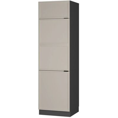 Gabinete empotrado de frigorífico Fame-Line Gris-Beige Vicco Gabinete empotrado de frigorífico Fame-Line Gris-Beige Vicco
