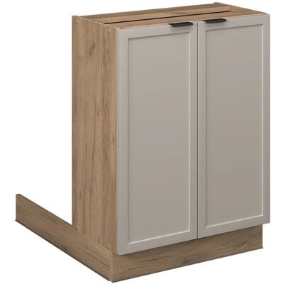 VICCO Isla de Cocina Fame-Line 60cm GrisBeige - Mueble de Cocina VICCO Isla de Cocina Fame-Line 60cm GrisBeige - Mueble de Cocina