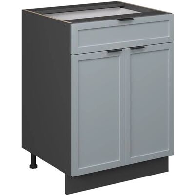 Vicco Fame-Line Küchenschrank - Hellblau-Grau, 60cm, Schublade Vicco Fame-Line Küchenschrank - Hellblau-Grau, 60cm, Schublade