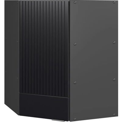 Vicco Fame-Line Wandregal - 57cm Schwarze Streifen Küchen Eckschrank Vicco Fame-Line Wandregal - 57cm Schwarze Streifen Küchen Eckschrank