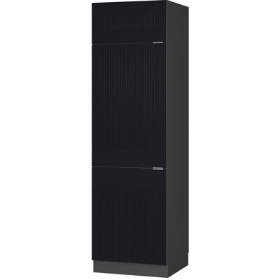 Vicco - Placard de Cuisine, 60cm, Rayures noires, Fame-Line - Placard de Cuisine - Publicité Vicco - Placard de Cuisine, 60cm, Rayures noires, Fame-Line - Placard de Cuisine - Publicité