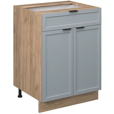 Meuble de cuisine Vicco Fame-Line - Bleu gris 60cm - Publicité Meuble de cuisine Vicco Fame-Line - Bleu gris 60cm - Publicité