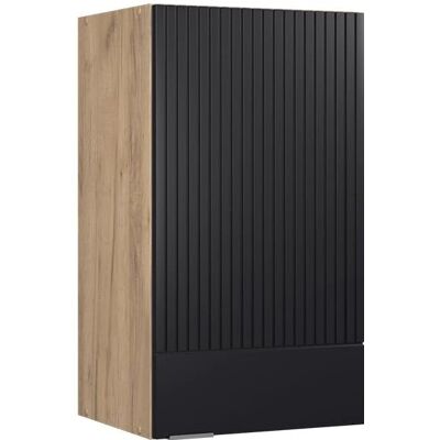 VICCO Fame-Line Armoire Murale - 40cm, Rayures noires, Chêne doré - Rangement cuisine - Publicité VICCO Fame-Line Armoire Murale - 40cm, Rayures noires, Chêne doré - Rangement cuisine - Publicité