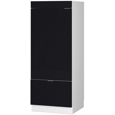 Vicco Armario para microondas - Rayas negras - Armario para microondas Vicco Armario para microondas - Rayas negras - Armario para microondas