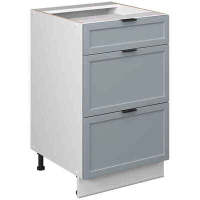 Vicco - Küchenunterschrank, Hellblau-Grau, 50cm - Küchenmöbel Vicco - Küchenunterschrank, Hellblau-Grau, 50cm - Küchenmöbel
