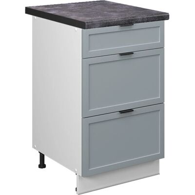 Gabinete de Cocina Fame-Line VICCO - Cierre suave, 50cm, Azul claro-gris Gabinete de Cocina Fame-Line VICCO - Cierre suave, 50cm, Azul claro-gris