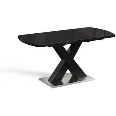 Mesa de comedor Vicco Chinto - Extensible, Negro, 120-160cm Mesa de comedor Vicco Chinto - Extensible, Negro, 120-160cm