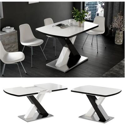 Table à manger Vicco Chinto - Extensible, Noir, 120-160cm - Publicité Table à manger Vicco Chinto - Extensible, Noir, 120-160cm - Publicité