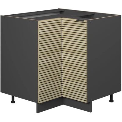 VICCO Armario de esquina Fame-Line - Antracita - 80.5cm - Mueble de cocina VICCO Armario de esquina Fame-Line - Antracita - 80.5cm - Mueble de cocina