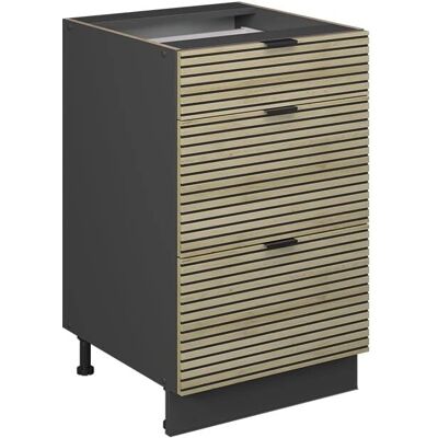 Vicco - Meuble Bas de Cuisine Fame-Line, Panneau de Chêne, 50cm - Meuble de Cuisine - Publicité Vicco - Meuble Bas de Cuisine Fame-Line, Panneau de Chêne, 50cm - Meuble de Cuisine - Publicité
