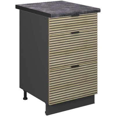 Fame-Line Eichenpaneel 50cm Unterschrank - Küchenschrank Fame-Line Eichenpaneel 50cm Unterschrank - Küchenschrank