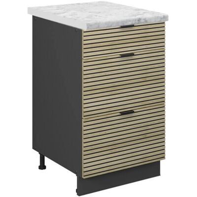 Fame-Line Unterschrank für Küche - Eichenpaneel, 50cm - Küchenschrank Fame-Line Unterschrank für Küche - Eichenpaneel, 50cm - Küchenschrank